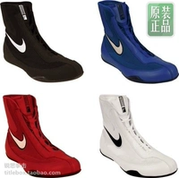 Nike, оригинальные боксерские классические дышащие нескользящие сапоги подходит для мужчин и женщин для тренировок, 4 цветов