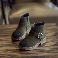 Martens, детские зимние универсальные ботинки, утепленные короткие сапоги для мальчиков, коллекция 2021