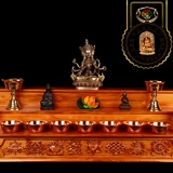 Тибетская красная трехмерная скульптура