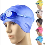 Mũ bơi Earmuffs Mũ bảo vệ tai silicone Mũ bơi silicone Mũ bơi mát mẻ Nam và nữ bịt tai