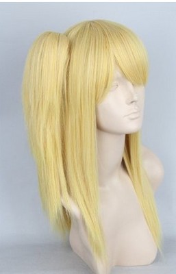 taobao agent Red Sakura Ghost Soldier Come to the island and COS Cos wig Golden Single Tiger mouth wig