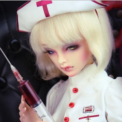 taobao agent BG -1/3 BJD/SD puppet girl doll-Nurse Milo (free mail+giving wigs of eye bead head cover)