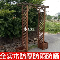 Nho khung chống ăn mòn nhà gỗ gazebo nhà máy trực tiếp gỗ hoa đứng đồ gỗ ngoài trời vườn ban công vườn nho khung nội thất ngoài trời