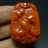 Агатовая ониксовая природная руда из нефрита, подвеска, подарок на день рождения