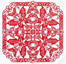 Резьба из бумаги 陕西民间 手工剪纸 剪纸作品