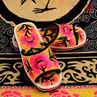 Народные ремесла/ткань ручной работы 羌 вышиваемая/вышитая ткань, согнутая обувь/вышитый хлопковый брасет/характерный подарок подруги