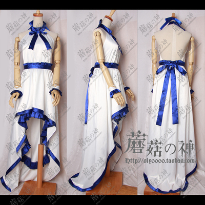taobao agent Oly-Fate Zero Saber Altolia Illustration White Dress COSPLAY clothing customization