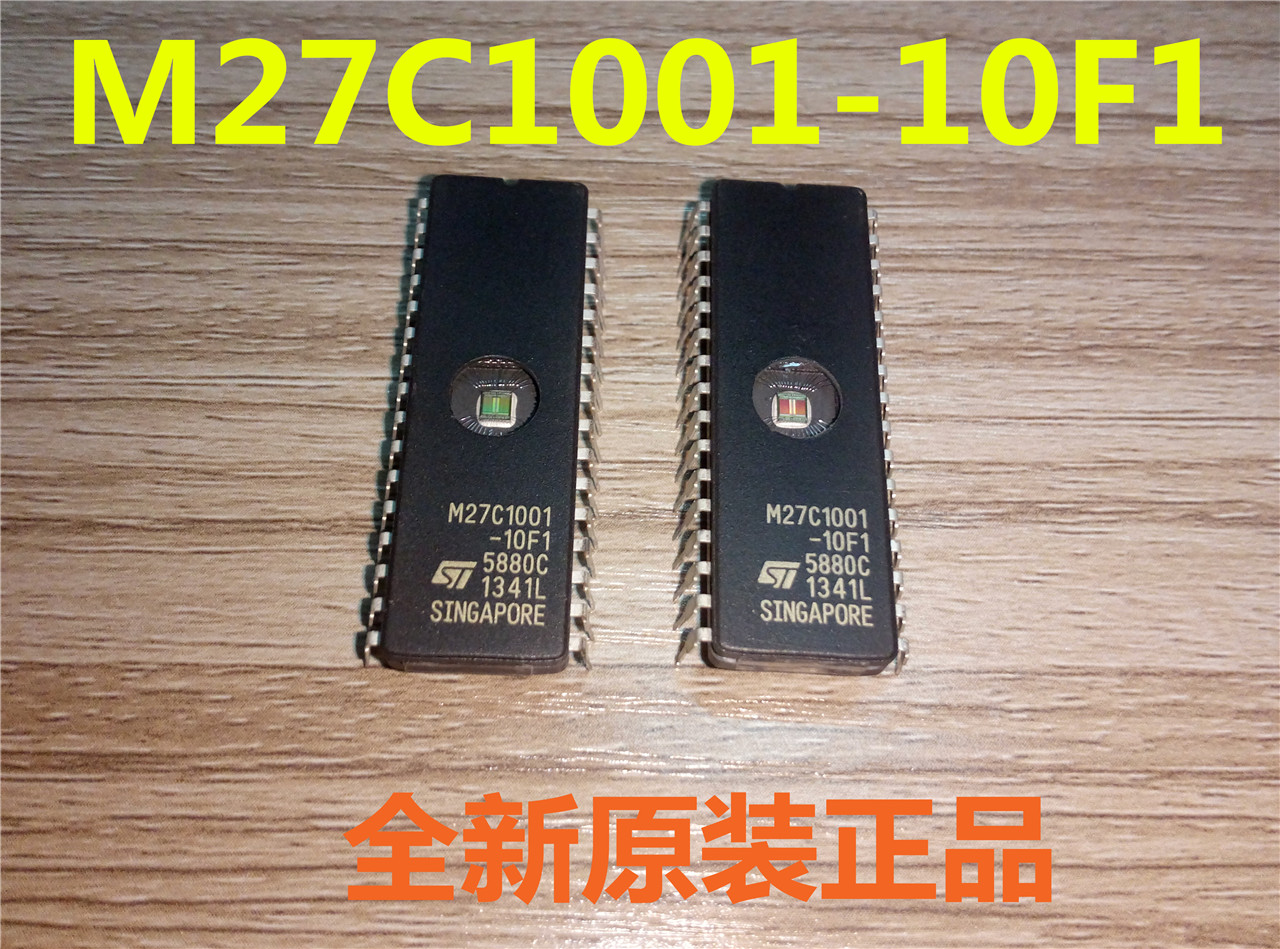 50pcs M27C4001-12F1 M27C4001 DIP-32 EPROMs ST