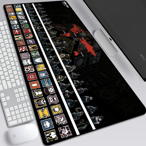 Rainbow Six Rainbow Sixth Siege Mouse Pad Настраиваемая ультра -лучевая ноутбука подушки