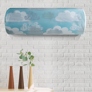 PEVA nhỏ tươi in điều hòa không khí bìa vải treo máy điều hòa không khí bên trong bìa bụi bảo vệ bìa bảo vệ bìa