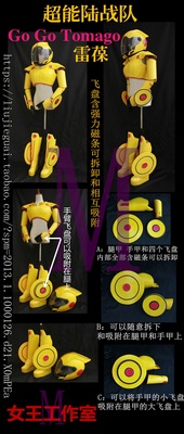 taobao agent Super Energy Marine Corps Go Go Tomago COS full set of armor customization