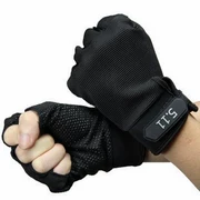 Lực lượng đặc nhiệm nam và nữ 511 Găng tay nửa ngón chiến thuật Không trượt ngón tay nửa găng tay đào tạo siêu đeo chính hãng