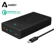 Aukey30000 miliampe dung lượng lớn có thể sạc lại Po PD hai chiều máy tính xách tay nhanh phí điện thoại di động QC3.0 NS - Ngân hàng điện thoại di động