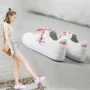 Nhỏ màu trắng giày nữ 2018 mùa hè và mùa thu giày vải mới hoang dã phẳng chic giày giản dị cơ bản giày sinh viên giầy chạy bộ nữ