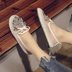 2018 new lưới màu rhinestone thấp để giúp peas giày giày phẳng giày lười giày duy nhất giày thường thở giày của phụ nữ Giày cắt thấp