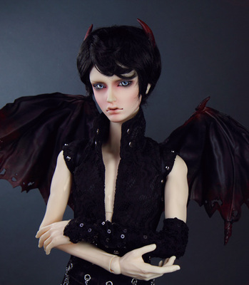 taobao agent BJD wings baby with wings demon wings, little devil, diamond diagram, 3 -point little uncle double -color resin accessories baby props