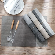 Nhà bếp nhật bản thực phẩm Phương Tây mat non-slip cách nhiệt chống thấm nước pad cotton linen chống nóng pad nhà hàng bảng mat bát mat mat