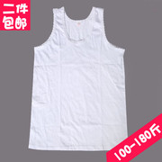 Trung niên và người già mùa hè bông của phụ nữ vest không tay cộng với phân bón XL loose áo cotton mẹ đồ lót mỏng