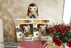 Игрушка-аниме funko pop!邪恶力量spn天使castiel限定公仔 翅膀卡玩具