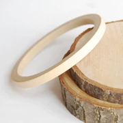 Tóc phôi gỗ vòng đeo tay bằng gỗ Vòng tay 0,6cm làm bằng tay tự làm sơn mài sơn mài nghệ thuật sơn gỗ