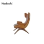 Thủ công mỹ nghệ Bắc Âu rắn gỗ thiết kế đồ nội thất ondine ghế bành mô hình phòng khách ghế sofa ghế sofa giường thông minh