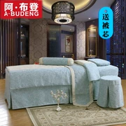 Abu Đặng dày bông bông đẹp bedspread denim bedspread vẻ đẹp massage salon 190X80 chiều rộng có thể được tùy chỉnh - Trang bị tấm