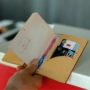 Da hộ chiếu giữ tài liệu du lịch túi da Nhật Bản Hàn Quốc lưu trữ vé túi hộ chiếu gói bảo vệ bìa tài liệu thư mục ví đựng giấy tờ cá nhân