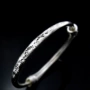 Phiên bản Hàn Quốc của trang sức thời trang đơn giản chuông sao vòng tay khí chất nữ hoang dã vòng tay bạc vòng tay nam bạc