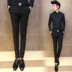 Người đàn ông mỏng quần mỏng mùa hè phù hợp với màu đen quần Hàn Quốc phiên bản của bàn chân thường phù hợp với quần quần thủy triều quần của nam giới Suit phù hợp