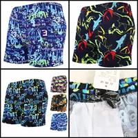 Quần bơi nam mới 2017 quần boxer in quần short nam rộng thoải mái cho mùa xuân đi biển. . - Nam bơi đầm mua quần bơi nam