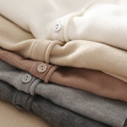 Áo len cardigan mỏng dành cho nữ Áo len ngắn mùa xuân và mùa thu cổ chữ V Màu đơn sắc Áo len dài tay Hàn Quốc Áo len mỏng chất béo