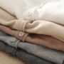 Áo len cardigan mỏng dành cho nữ Áo len ngắn mùa xuân và mùa thu cổ chữ V Màu đơn sắc Áo len dài tay Hàn Quốc Áo len mỏng chất béo áo len kiểu hàn quốc cực đẹp