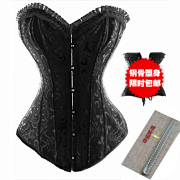 Mùa hè Gothic đầy đủ xương thép corset eo eo bụng eo cung điện corset corset corset corset vest