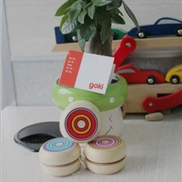 Gỗ mini yo-yo yoyo yo_yo bóng cổ điển hoài cổ đồ chơi trẻ em 1-3 tuổi trò chơi yoyo