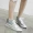 Giày nữ 2019 mới ccvv da cao cấp dây đai thoáng khí Giày thông thường Giày NET giày trắng giày - Giày cao gót giày the thao nữ biti's