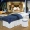 Cúi bông denim bedspread vẻ đẹp thẩm mỹ viện thông thường đơn giản bedspread bông làm massage đặc biệt - Trang bị tấm mua ga giường spa