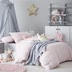 小 钰 记 Úc quảng cáo trẻ em giường quilt cover + pillowcase bát giác sao bông bông Bộ đồ giường trẻ em