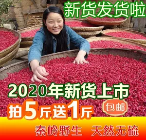 Новинка 2025 года, мясо кизила Qinling, мясо дикого кизила, мясо китайского лекарственного кизила, 500 г, бесплатная доставка, купите 5, получите 1 Jin