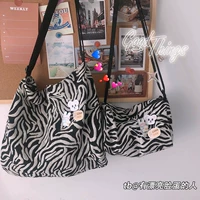 Японская демисезонная ретро зебра, сумка через плечо, брендовый универсальный шоппер, Южная Корея