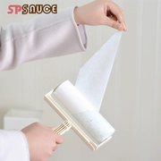 Nhật Bản xiên xé tóc dính có thể xé con lăn cuộn quần áo giấy lăn quần áo tẩy lông sàn - Hệ thống giá giặt