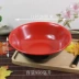 Melamine giả sứ nhà hàng đồ ăn gia dụng đồ ăn cá súp cháo cơm bát mì cay nóng ramen đỏ đen miệng lớn - Đồ ăn tối Đồ ăn tối