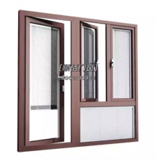 Балконное окно 罗普斯金断桥铝合金门窗封阳台隔音窗定制内开内倒落地玻璃窗