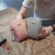 Xuân 2018 phiên bản mới của Hàn Quốc thời trang sang trọng túi xách điện thoại di động túi mini bag chain chain vai túi Messenger