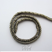 phụ kiện ren rèm phụ kiện Trung Quốc bốn sợi dây thừng xoắn cuộn dây thừng đóng gói dây nhiều màu một mét rộng 0.7CM - Phụ kiện rèm cửa
