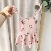 Đồ bơi bé gái 2019 mới Hàn Quốc Bộ đồ bơi bikini công chúa bikini bé gái dễ thương áo tắm một mảnh đi biển - Đồ bơi trẻ em