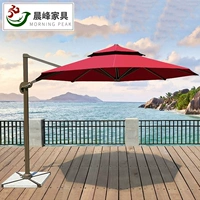 Наружная реклама солнечный зонтик с двойным турниром римский зонтик 3 метра Большой двор зонтик выпасы на пляже Солнечный зонтик