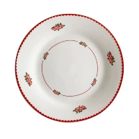 6 -INCH RETRO ROSE PLATE 1