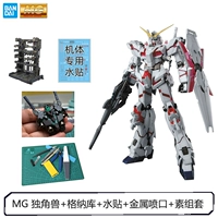Mg Unicorn+Genuku+наклейка с водой+металлический струйный порт+набор вегетарианской группы