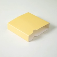 Бессловесная бумажная рукав лимонный желтый 7x7x2см не -слова бумажный рукав лимонный желтый 7x7x2cm