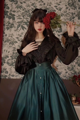 taobao agent After the Spring Festival, open a new group/collectable plus purchase/elegant melody light LO shirt+half skirt set lolita dress
